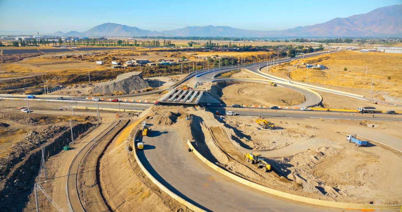 En plena construcción puentes y pasos inferiores de nuevo Acceso Norte al aeropuerto